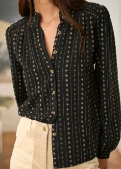 Motus Boutique Chemises & Blouses^Chemise Nina Noir-ChemiseNina