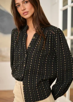 Motus Boutique Chemises & Blouses^Chemise Nina Noir-ChemiseNina