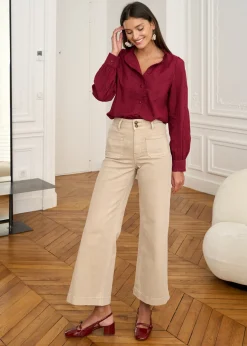 Motus Boutique Chemises & Blouses^Chemise Noa Bordeaux-ChemiseNoa