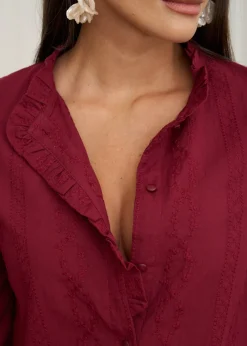 Motus Boutique Chemises & Blouses^Chemise Noa Bordeaux-ChemiseNoa