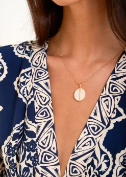 Motus Boutique Colliers^Collier Opale NacreDoré-CollierOpale