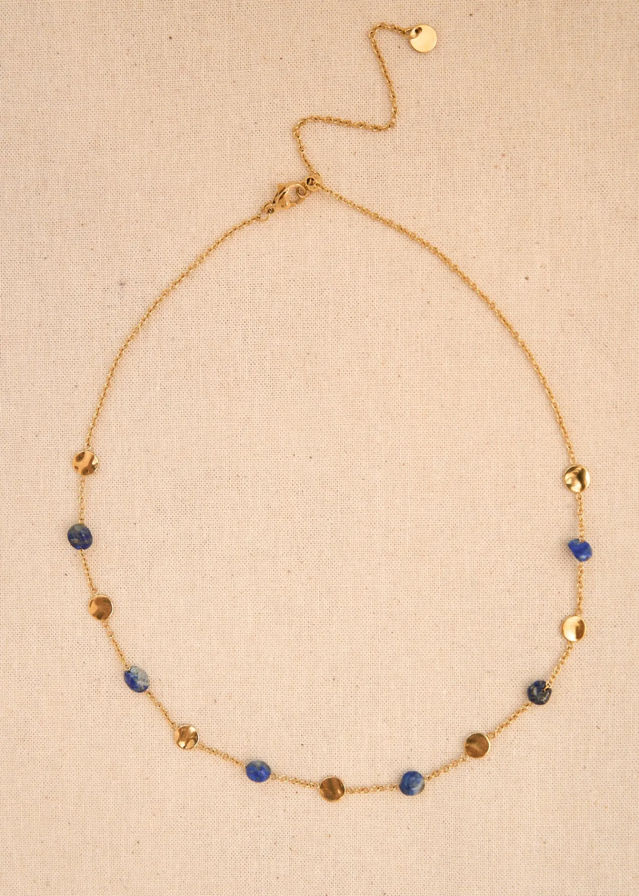 Motus Boutique Colliers^Collier Topaze BleuDoré-CollierTopaze
