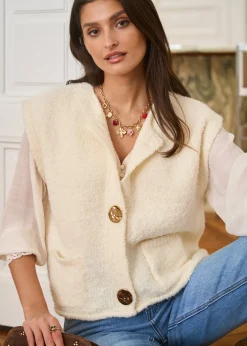Motus Boutique Mailles^Gilet Artus Beige-GiletArtus