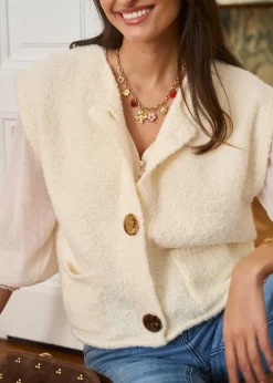 Motus Boutique Mailles^Gilet Artus Beige-GiletArtus