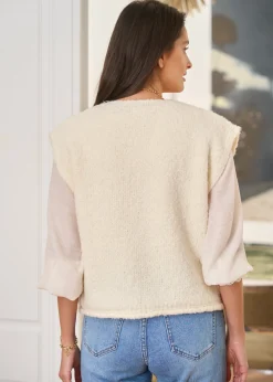 Motus Boutique Mailles^Gilet Artus Beige-GiletArtus