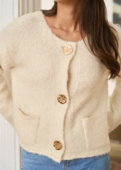 Motus Boutique Mailles^Gilet Bianca Blanc-GiletBianca