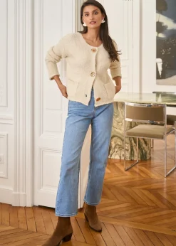 Motus Boutique Mailles^Gilet Bianca Blanc-GiletBianca