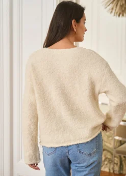 Motus Boutique Mailles^Gilet Bianca Blanc-GiletBianca