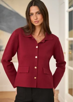Motus Boutique Mailles^Gilet Elias Bordeaux-GiletElias