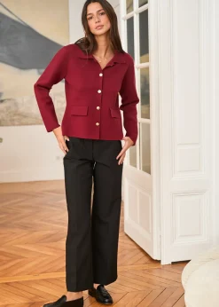 Motus Boutique Mailles^Gilet Elias Bordeaux-GiletElias