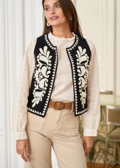 Motus Boutique Mailles^Gilet Léo Noir-GiletLéo