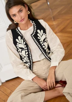 Motus Boutique Mailles^Gilet Léo Noir-GiletLéo