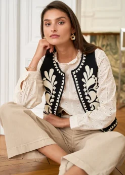 Motus Boutique Mailles^Gilet Léo Noir-GiletLéo