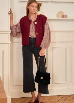Motus Boutique Mailles^Gilet Lola Bordeaux-GiletLola