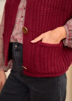 Motus Boutique Mailles^Gilet Lola Bordeaux-GiletLola