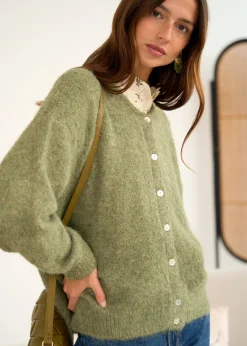 Motus Boutique Mailles^Gilet Malo Olive-GiletMalo