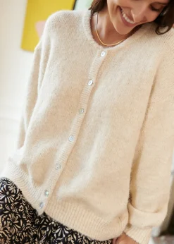 Motus Boutique Mailles^Gilet Malo Beige-GiletMalo