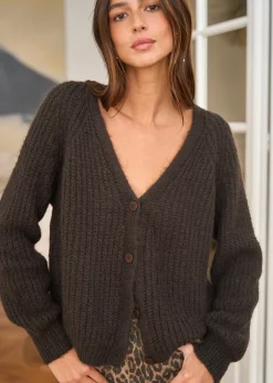 Motus Boutique Mailles^Gilet Oscar Marron-GiletOscar