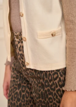 Motus Boutique Mailles^Gilet Sienne Ecru-GiletSienne