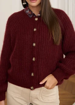 Motus Boutique Mailles^Gilet Soho Bordeaux-GiletSoho