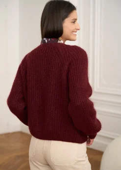 Motus Boutique Mailles^Gilet Soho Bordeaux-GiletSoho