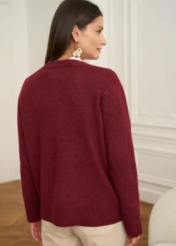 Motus Boutique Mailles^Gilet Vera Bordeaux-GiletVera