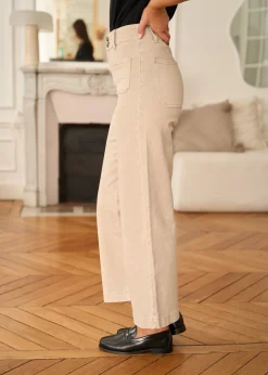 Motus Boutique Denim^Jean Violette Beige-JeanViolette