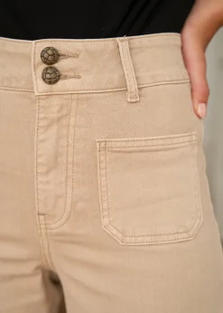 Motus Boutique Denim^Jean Violette Beige-JeanViolette