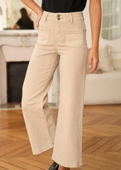 Motus Boutique Denim^Jean Violette Beige-JeanViolette