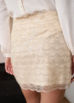 Motus Boutique Jupes & Shorts^Jupe Julie Beige-JupeJulie