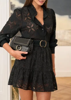 Motus Boutique Jupes & Shorts^Jupe Lou FleuriNoir-JupeLou
