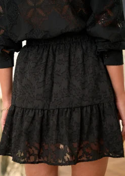 Motus Boutique Jupes & Shorts^Jupe Lou FleuriNoir-JupeLou