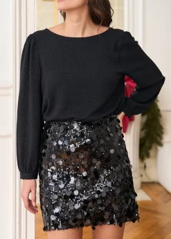 Motus Boutique Jupes & Shorts^Jupe Pauline Noir-JupePauline