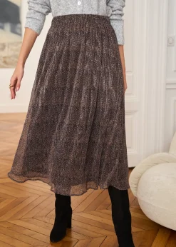 Motus Boutique Jupes & Shorts^Jupe Réjane ImpriméLéopard-JupeRéjane
