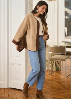 Motus Boutique Vestes & Manteaux^Manteau Isaline Beige-ManteauIsaline