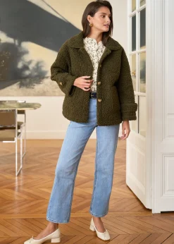 Motus Boutique Vestes & Manteaux^Manteau Lison Kaki-ManteauLison