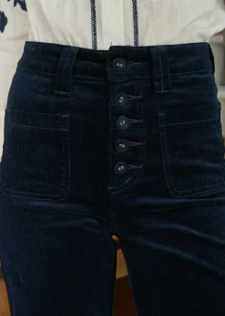 Motus Boutique Pantalons|Denim^Pantalon Viviane Marine-PantalonViviane