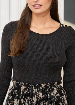 Motus Boutique Mailles^Pull Alban Noir-PullAlban