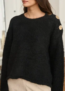 Motus Boutique Mailles^Pull Albane Noir-PullAlbane