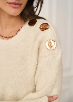 Motus Boutique Mailles^Pull Albane Beige-PullAlbane