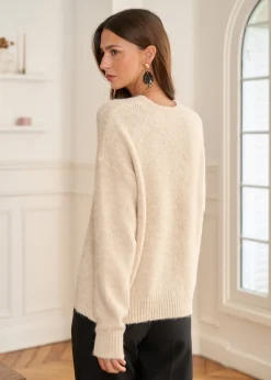 Motus Boutique Mailles^Pull Amour Beige-PullAmour