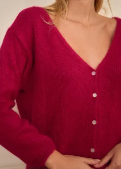 Motus Boutique Mailles^Pull Bohème Framboise-PullBohème