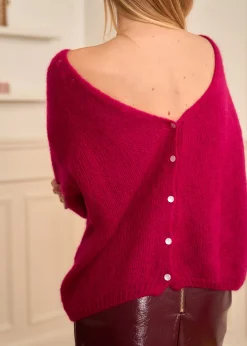 Motus Boutique Mailles^Pull Bohème Framboise-PullBohème