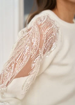 Motus Boutique Mailles^Pull Cosima Blanc-PullCosima