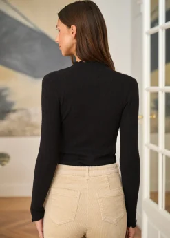 Motus Boutique Mailles^Pull Léana Noir-PullLéana