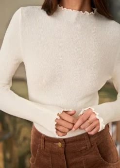 Motus Boutique Mailles^Pull Léana Beige-PullLéana