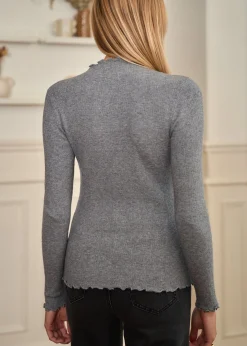 Motus Boutique Mailles^Pull Léana Gris-PullLéana