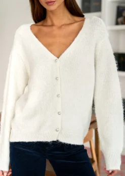 Motus Boutique Mailles^Pull Lauren Blanc-PullLauren