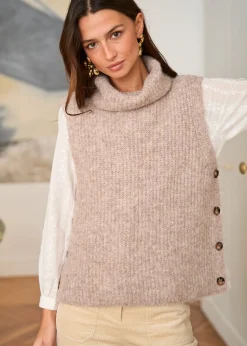 Motus Boutique Mailles^Pull Lenny Taupe-PullLenny