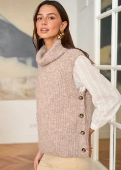 Motus Boutique Mailles^Pull Lenny Taupe-PullLenny